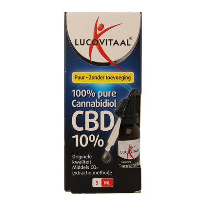 Lucovitaal CBD olie 10% 5.00 Milliliter