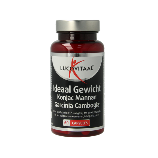 Lucovitaal Ideaal gewicht konjac mannan garcinia cambogia 60.00 Capsules