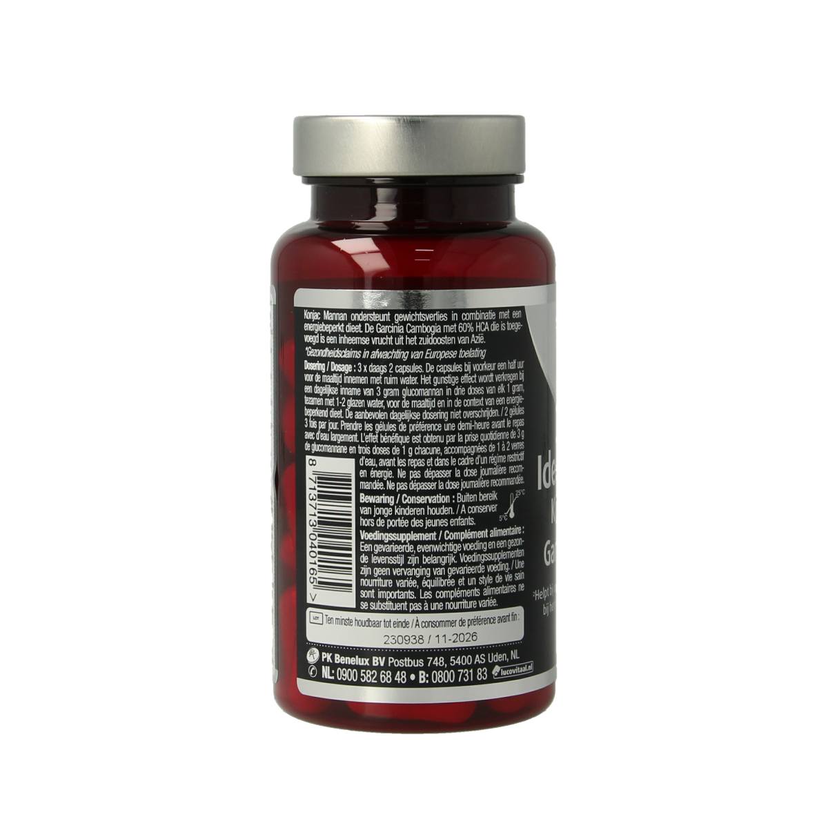 Lucovitaal Ideaal gewicht konjac mannan garcinia cambogia 60.00 Capsules