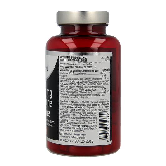 Lucovitaal Glucosamine & curcumine 1500/40mg 60.00 Capsules