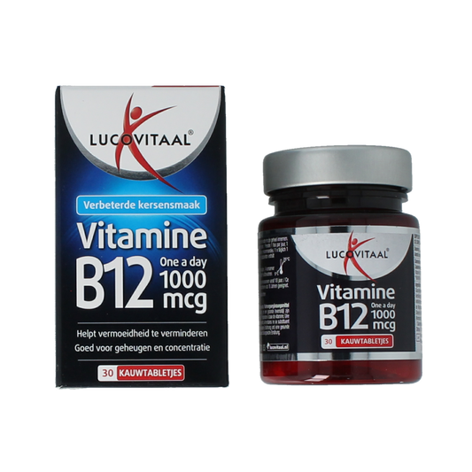 Lucovitaal Vitamine B12 1000mcg 30.00 Kauwtabletten