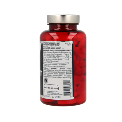 Lucovitaal Calcium magnesium zink 100.00 Tabletten
