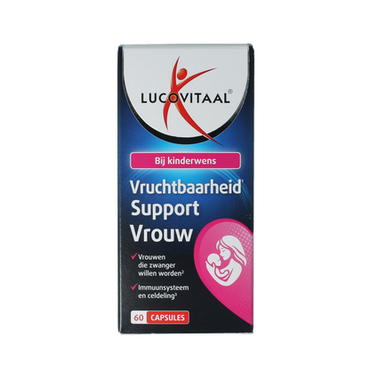 Lucovitaal Vruchtbaarheid support vrouw 60.00 Capsules