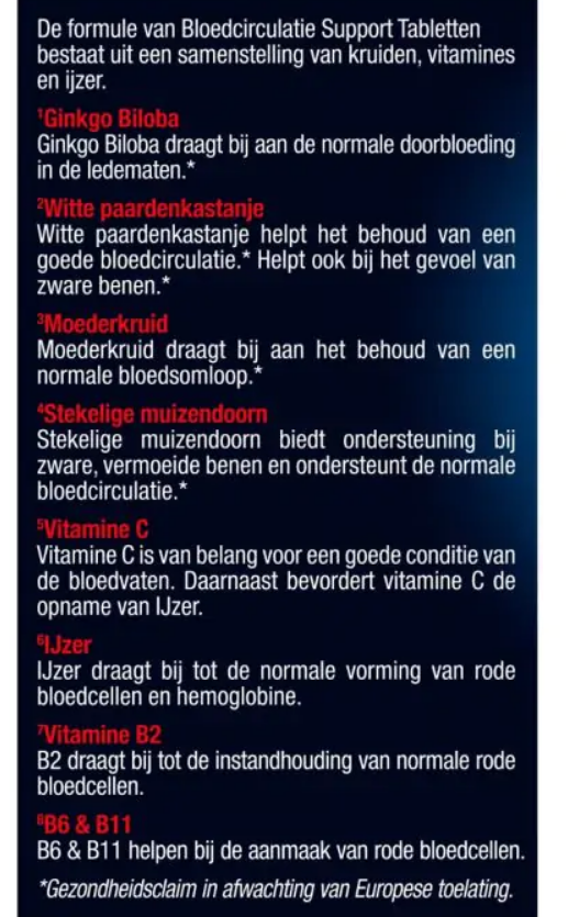 Lucovitaal Bloedcirculatie support 60 Tabletten