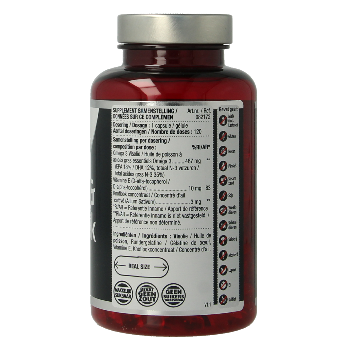 Lucovitaal Visolie & knoflook 120.00 Capsules