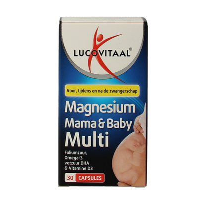 Lucovitaal Magnesium mama & baby multi 30.00 Capsules