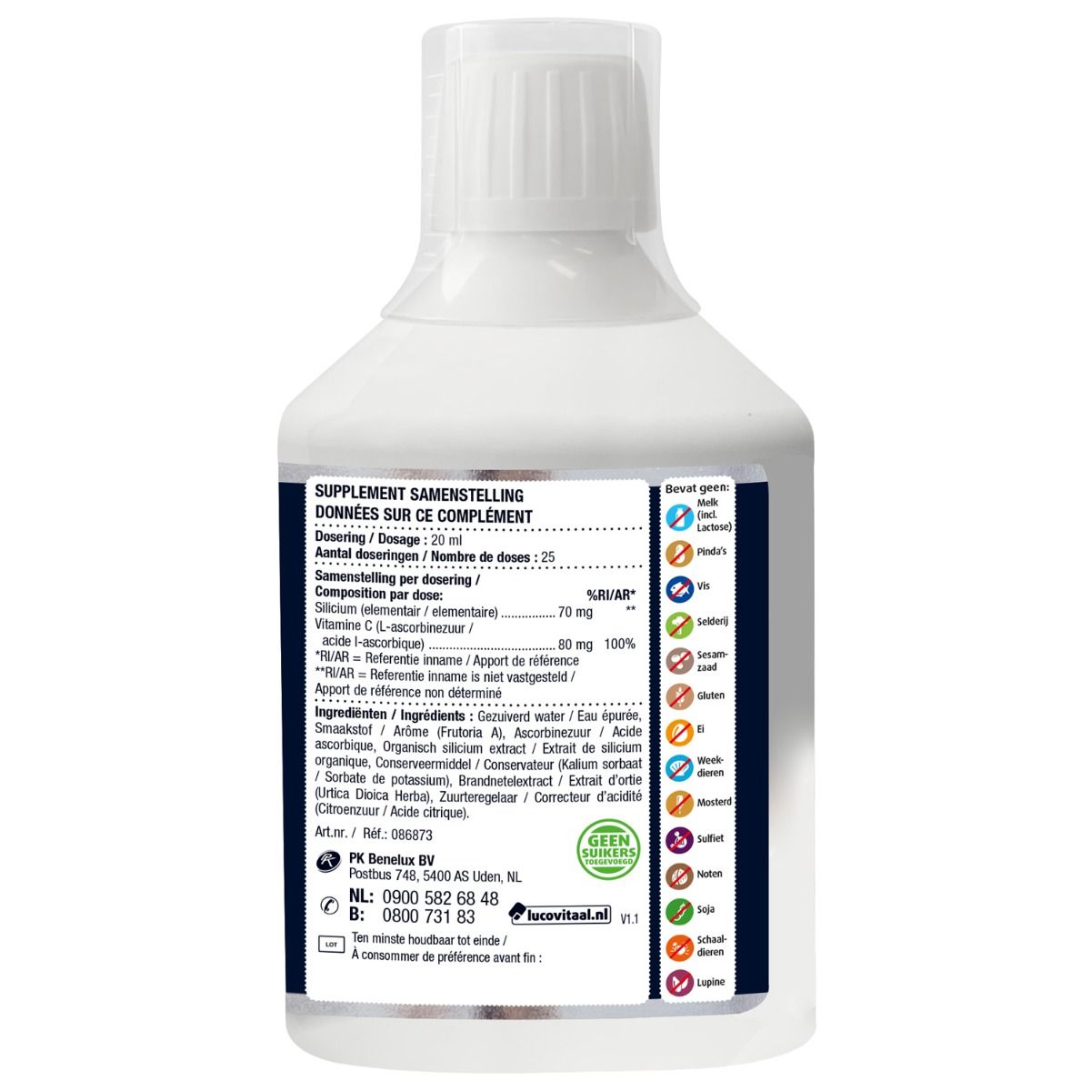 Lucovitaal Silicum haarvolume 500.00 Milliliter