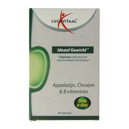 Lucovitaal Ideaal gewicht appelazijn 48.00 Capsules