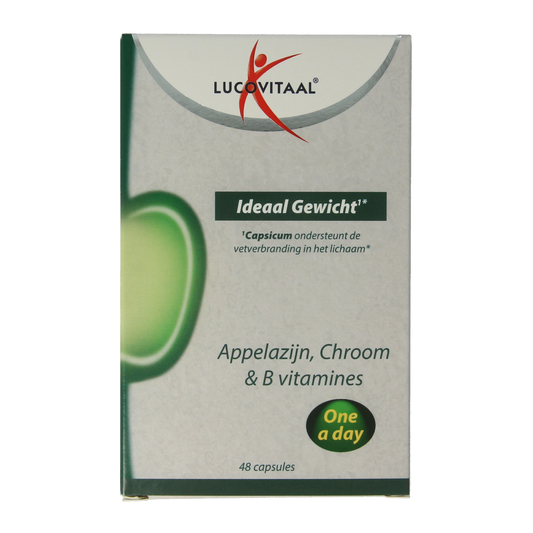 Lucovitaal Ideaal gewicht appelazijn 48.00 Capsules