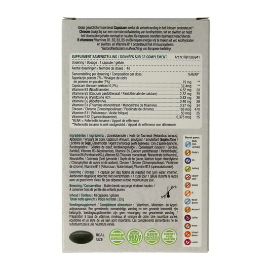 Lucovitaal Ideaal gewicht appelazijn 48.00 Capsules