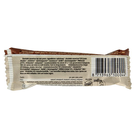 Bonvita Bonbarr choco peanut bar bio 40.00 Gram