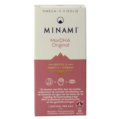 Minami MorDHA original citroensmaak 60.00 Softgels