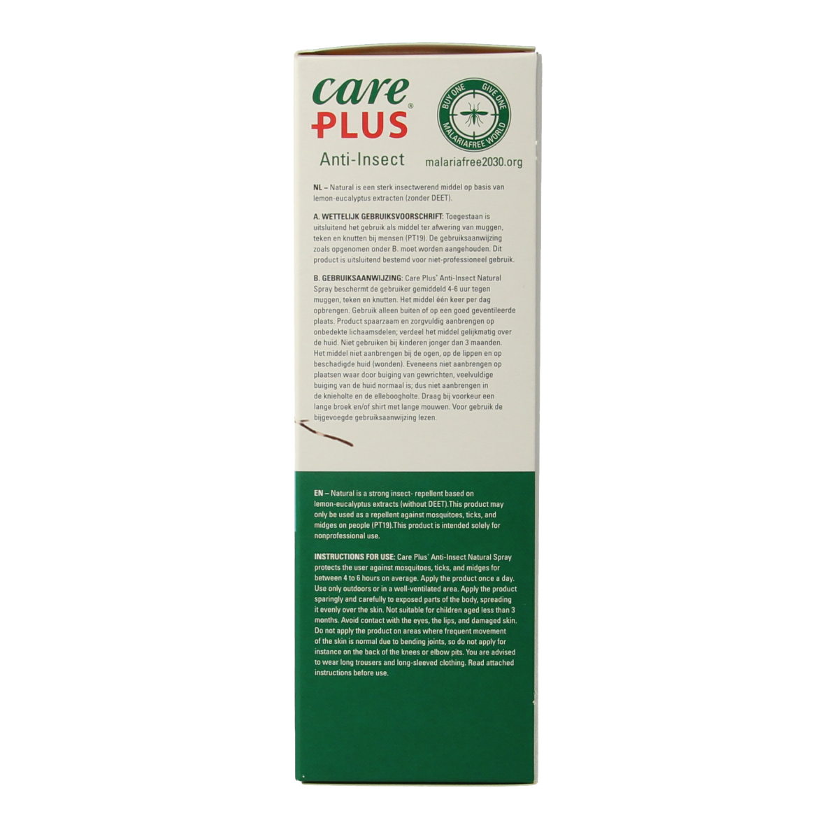 Care Plus Anti insect natural spray 100.00 Milliliter