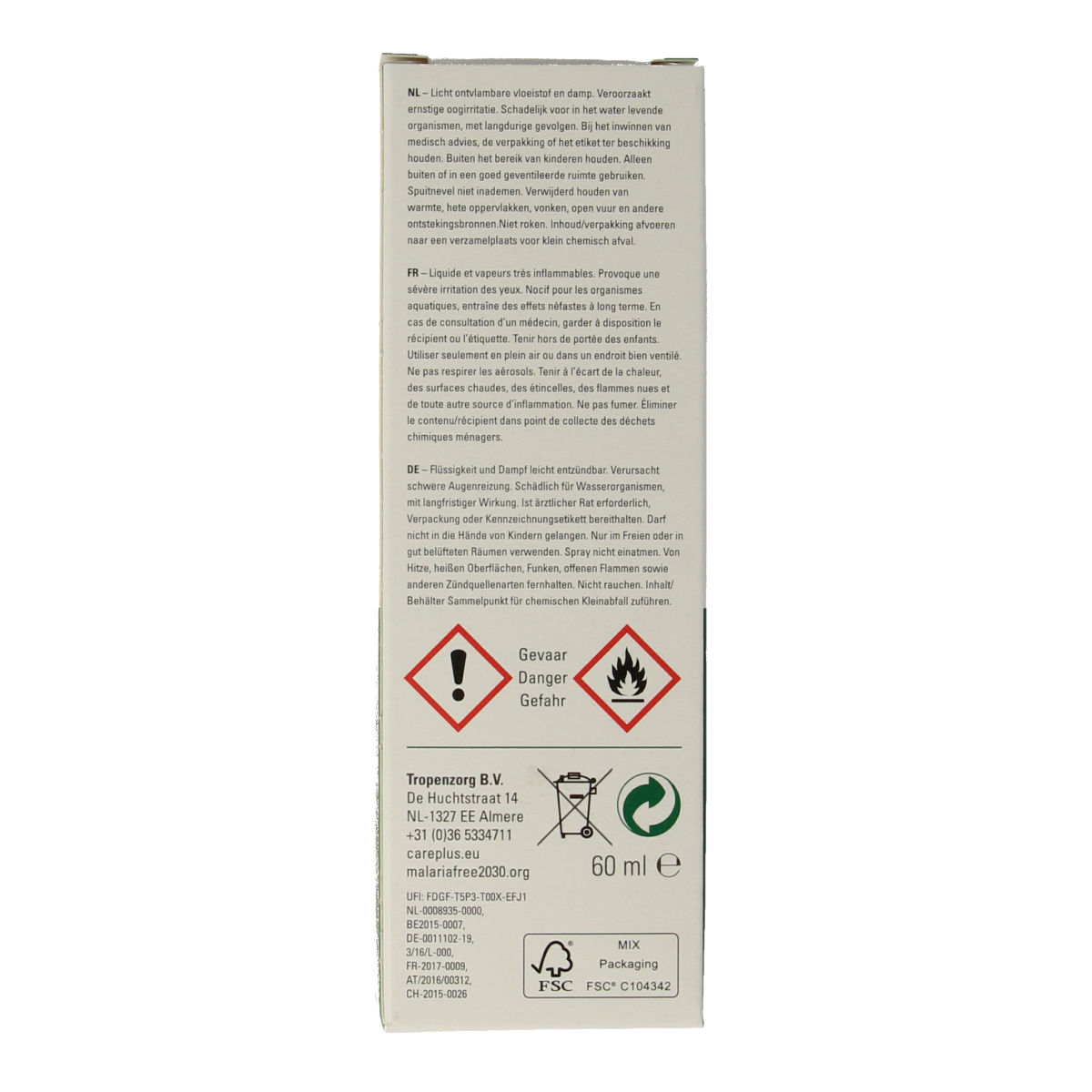 Care Plus Deet spray 40% 60.00 Milliliter