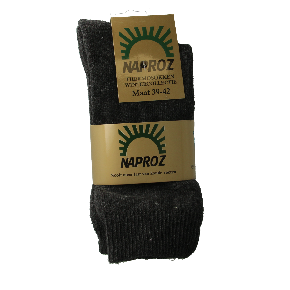 Naproz Thermo sokken grijs maat 39-42  3.00 Paar