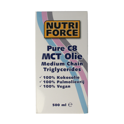 Nutriforce MCT 8 olie 500.00 Milliliter