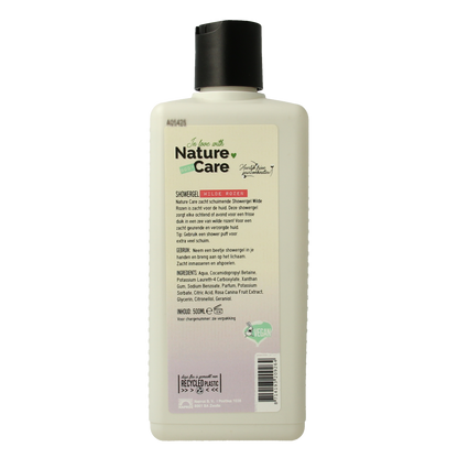 Nature Care Showergel wilde rozen 500.00 Milliliter