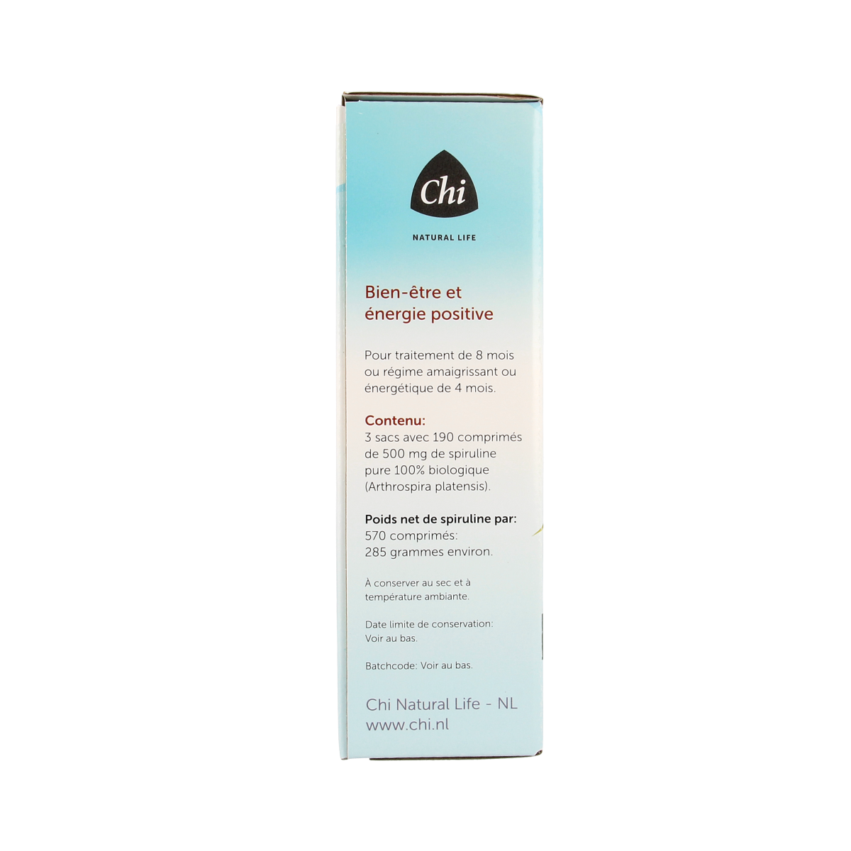 Chi Spirulina navul bio 570.00 Tabletten