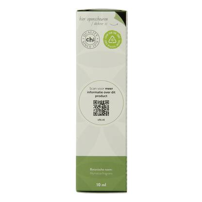 Chi Nootmuskaat olie eko bio 10.00 Milliliter