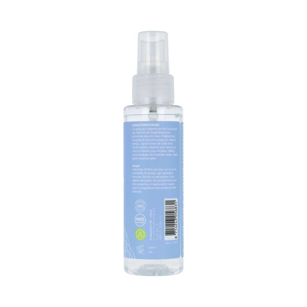 Chi Magnesium olie+ Bio Rozenwater  100.00 Milliliter