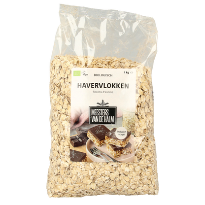 De Halm Havervlokken bio 1.00 Kilogram