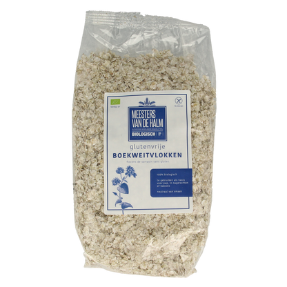 De Halm Boekweitvlokken bio 500.00 Gram
