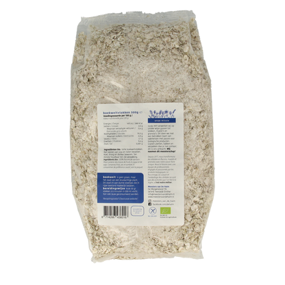 De Halm Boekweitvlokken bio 500.00 Gram
