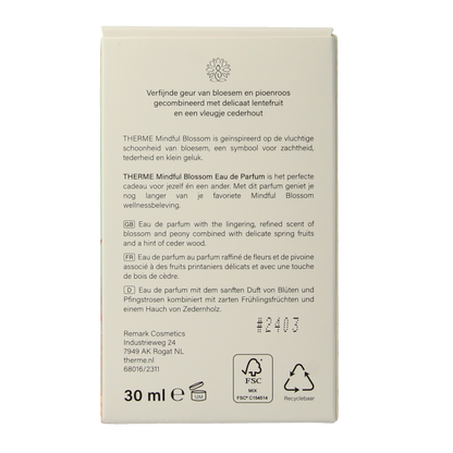Therme Mindful blossom eau de parfum 30.00 Milliliter