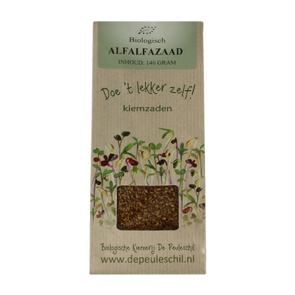 Peuleschil Alfalfazaad bio 140.00 Gram