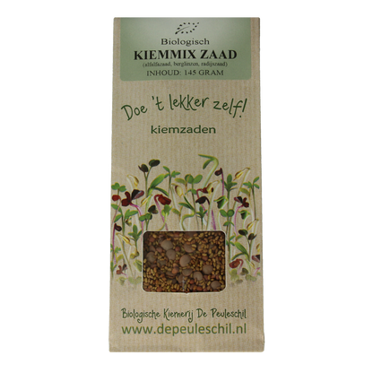 Peuleschil Kiemmixzaad bio 145.00 Gram