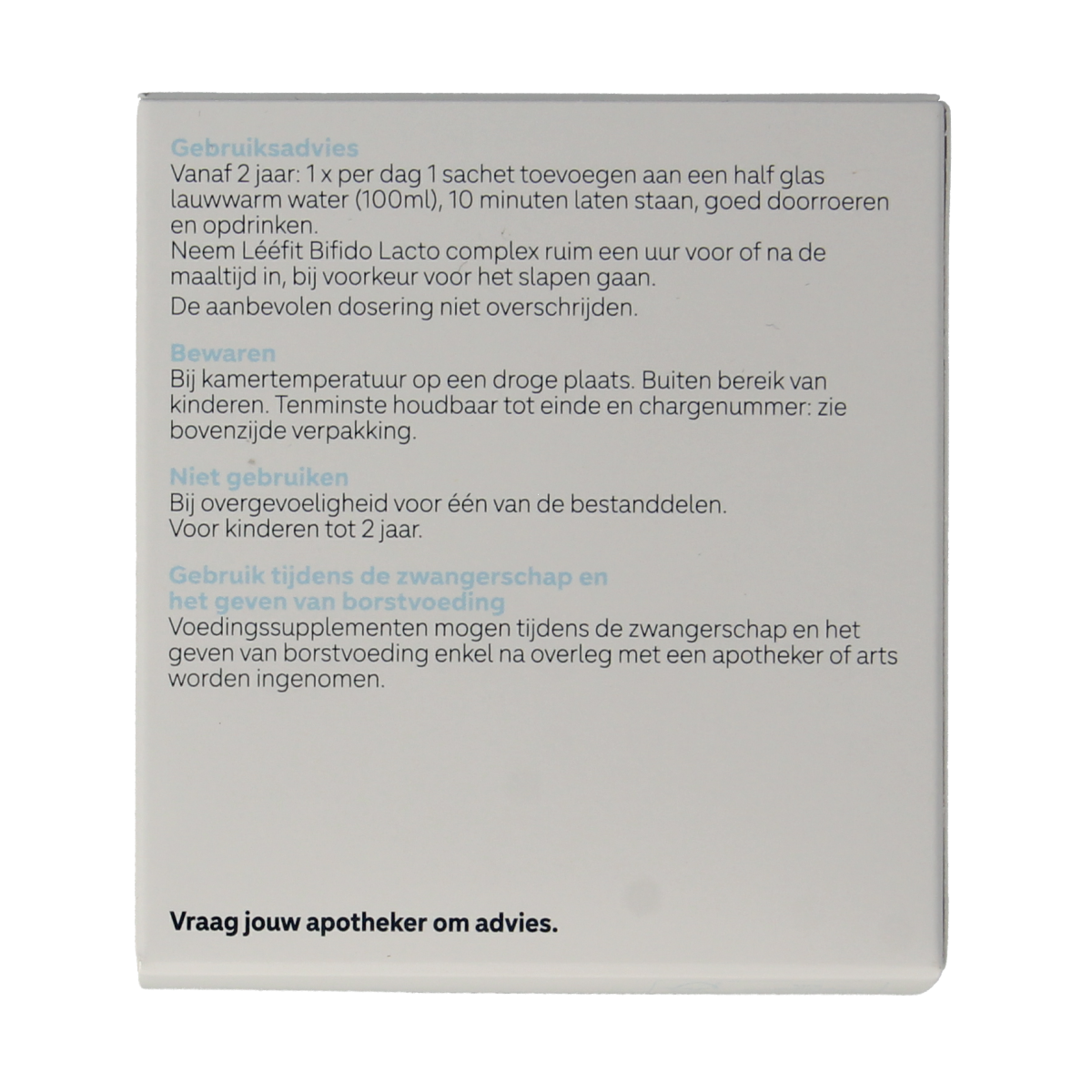 Leefit Bifido lacto complex 10.00 Sachets