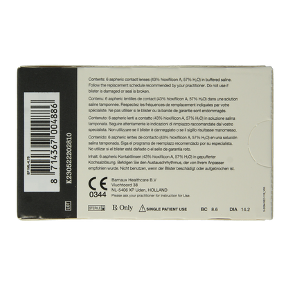Eyefresh Maandlenzen -4.75  6.00 Stuks