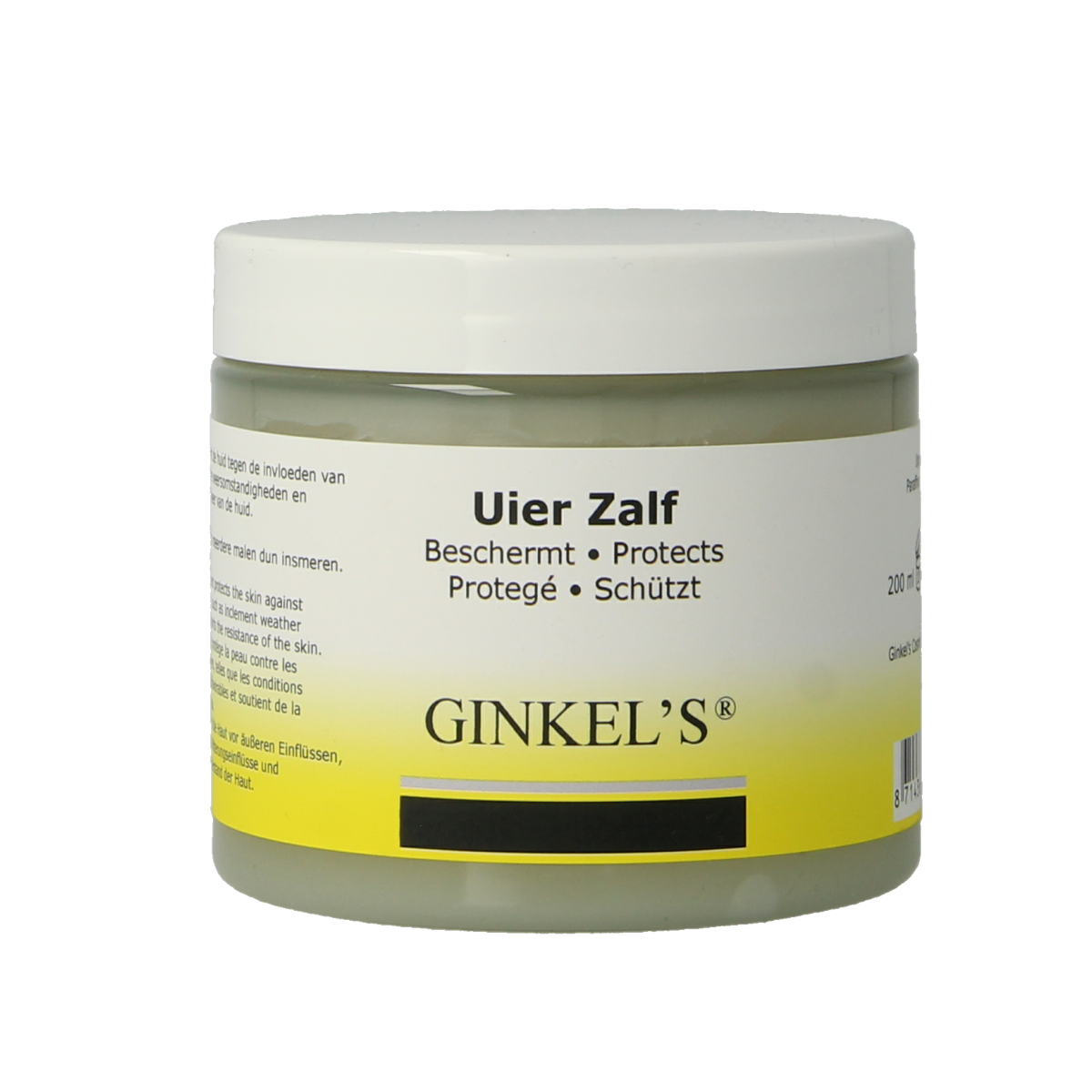 Ginkel's Uierzalf beschermend 200.00 Milliliter
