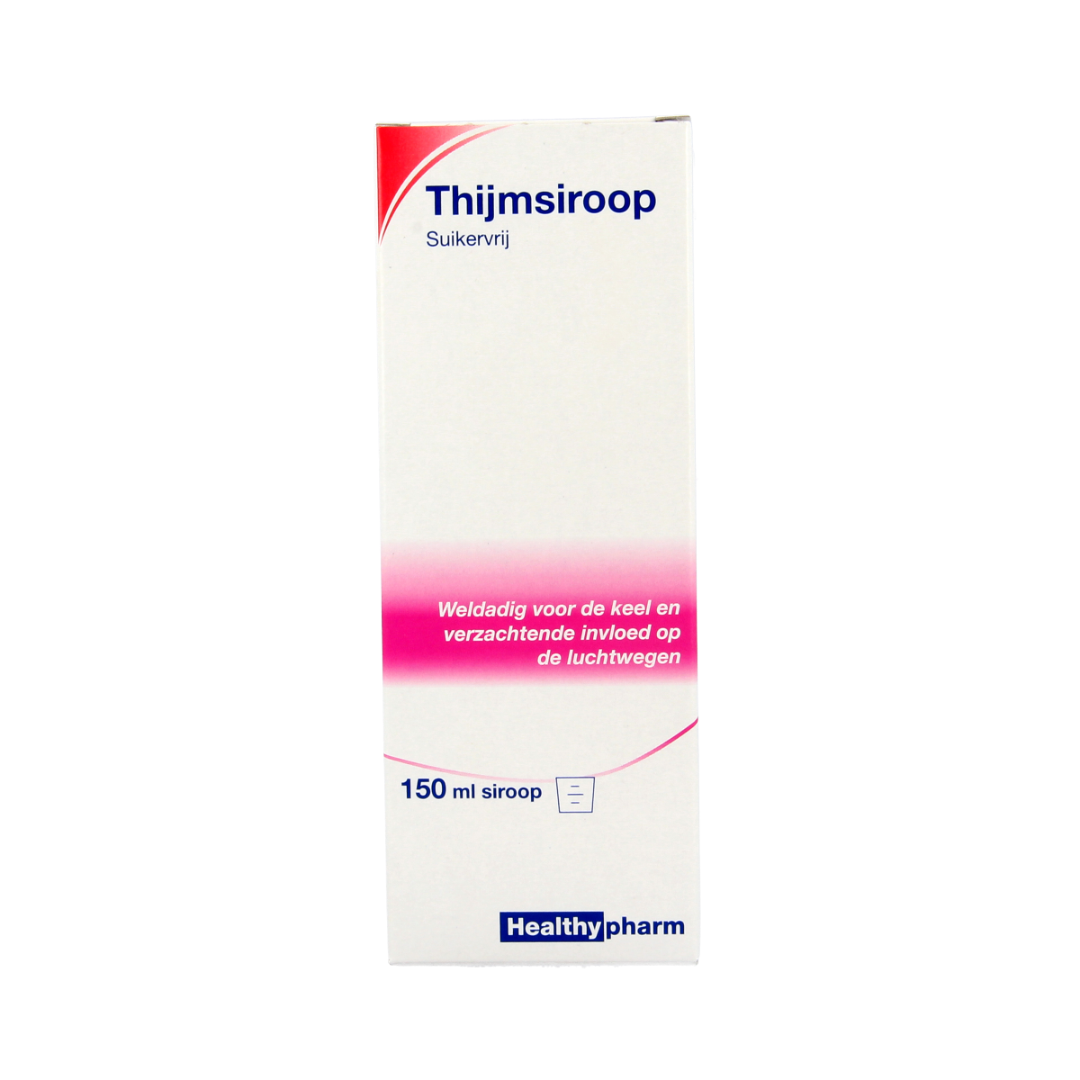 Healthypharm Thijmsiroop suikervrij 150.00 Milliliter