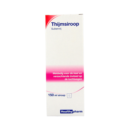 Healthypharm Thijmsiroop suikervrij 150.00 Milliliter