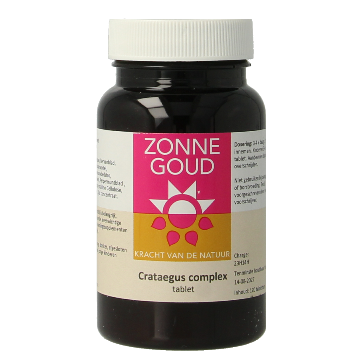 Zonnegoud Crataegus complex 120.00 Tabletten