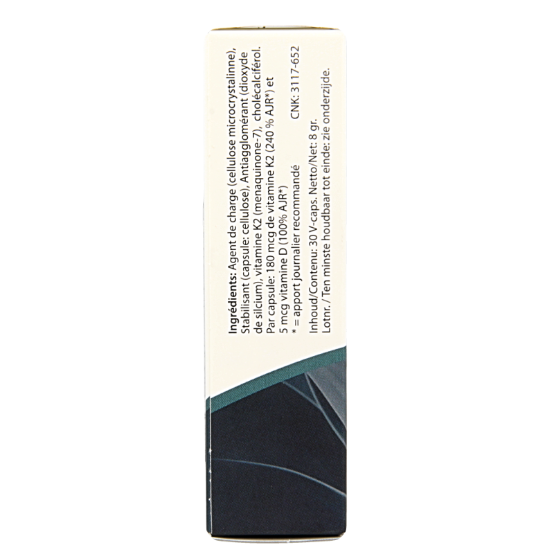 Springfield MenaQ7 Forte vitamine K2 180 mcg 30 Vegetarische capsules