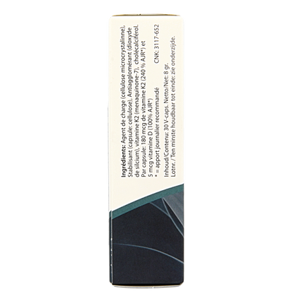 Springfield MenaQ7 Forte vitamine K2 180 mcg 30 Vegetarische capsules
