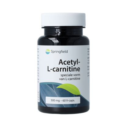 Springfield Acetyl-L-Carnitine 500mg 60.00 Vegetarische capsules
