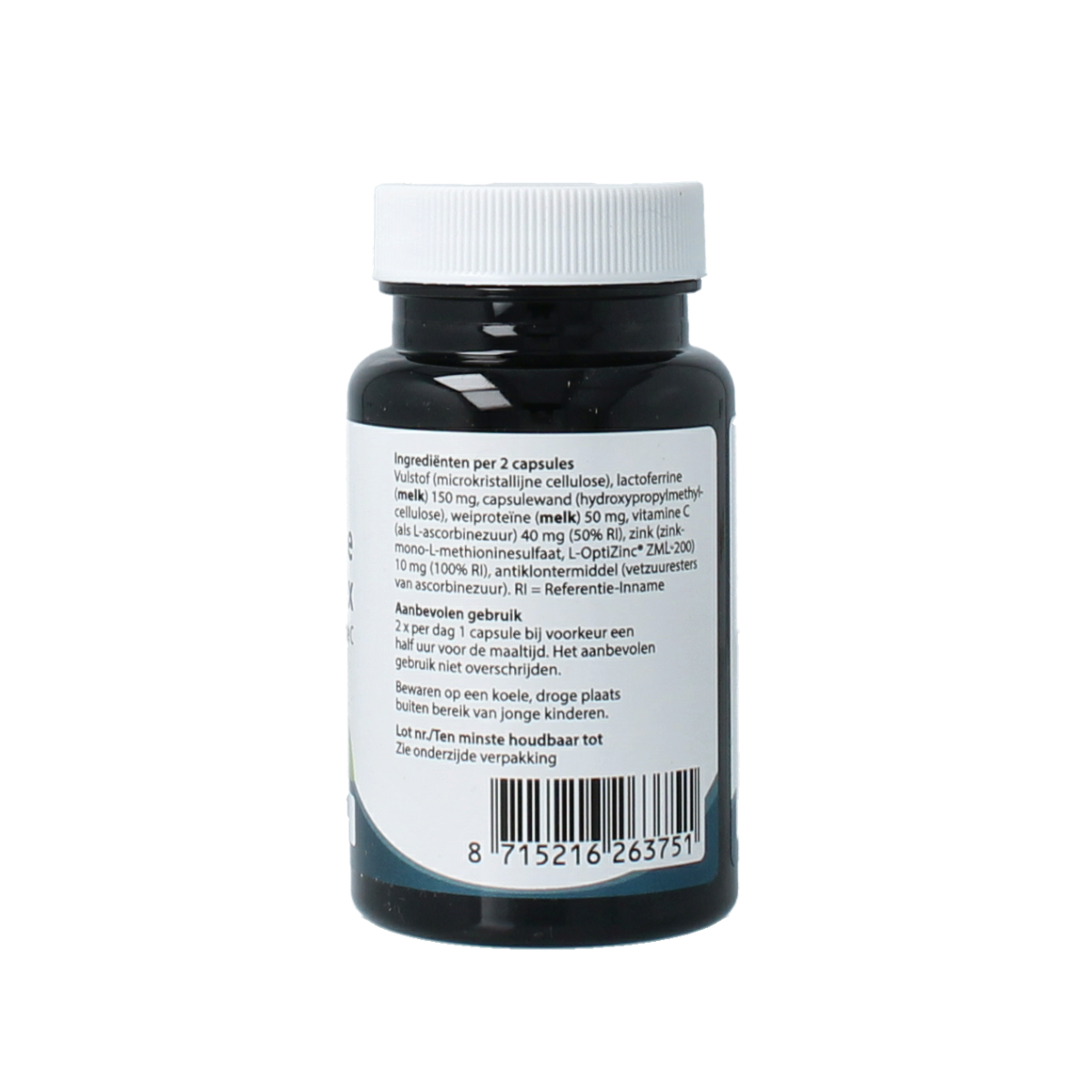 Springfield Lactoferrine 75mg 60.00 Vegetarische capsules