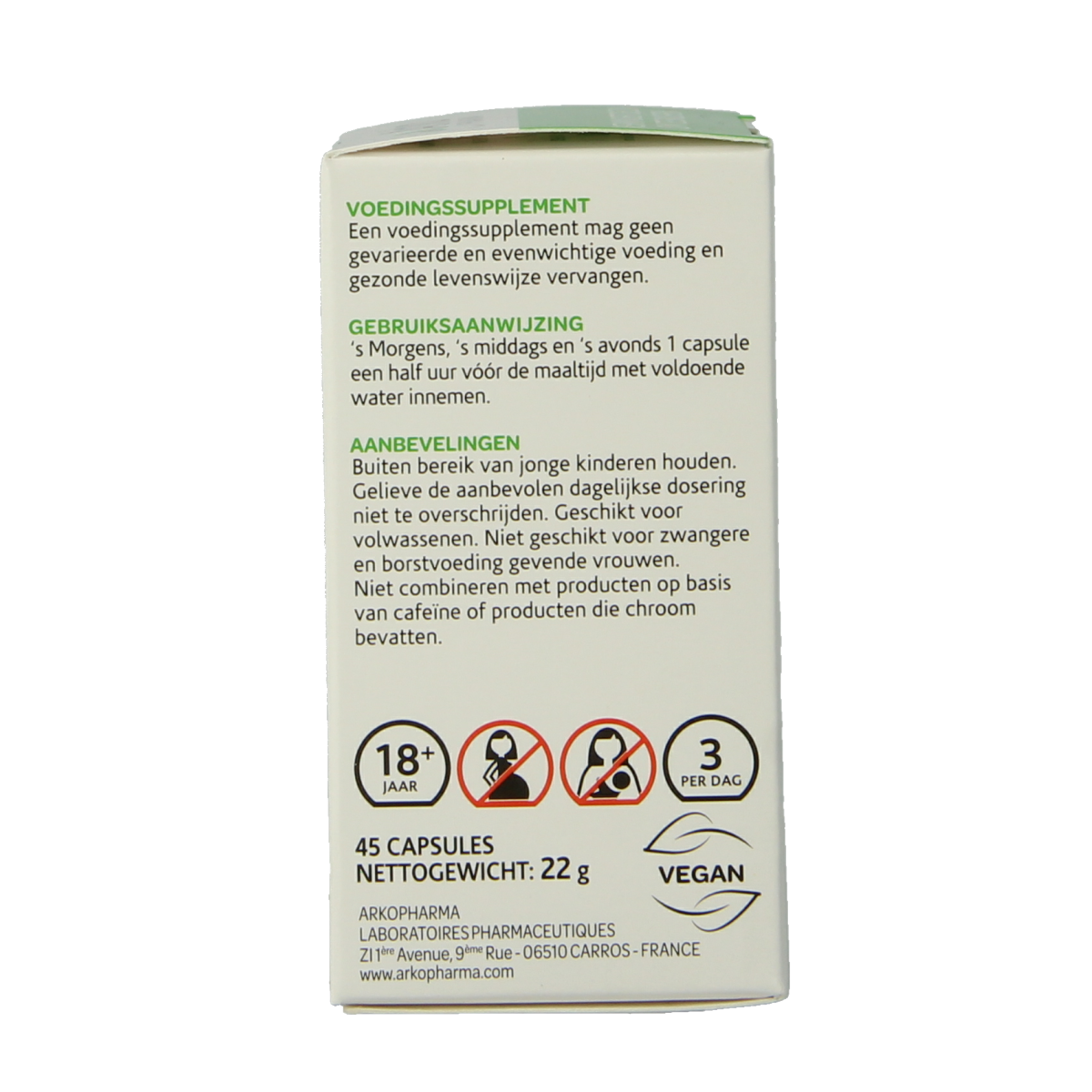 Arkocaps Garcinia 45.00 Capsules