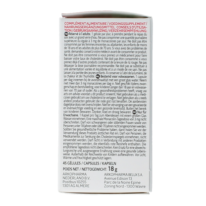 Arkocaps Rode gist rijst bio 45.00 Capsules