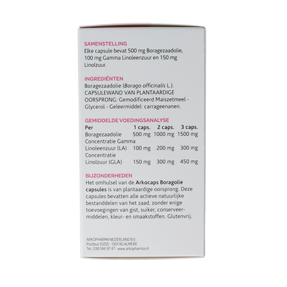 Arkocaps Borage olie  180.00 Capsules