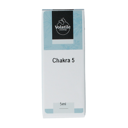 Volatile Chakra olie 5 keel puur 5.00 Milliliter
