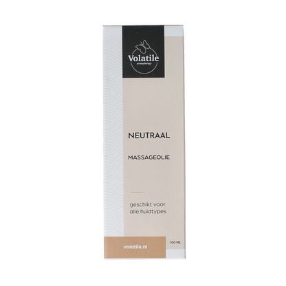 Volatile Massageolie neutral glas met pomp 100.00 Milliliter