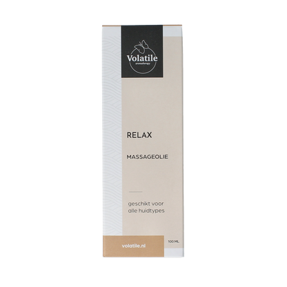 Volatile Massageolie relax glas met pomp 100.00 Milliliter