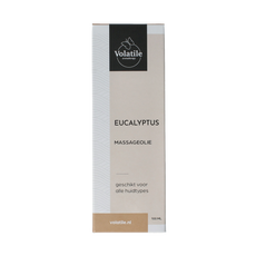 Volatile Massageolie eucalyptus glas met pomp 100.00 Milliliter