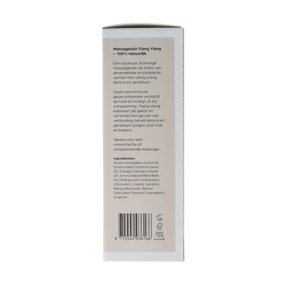 Volatile Massageolie ylang ylang glas met pomp 100.00 Milliliter