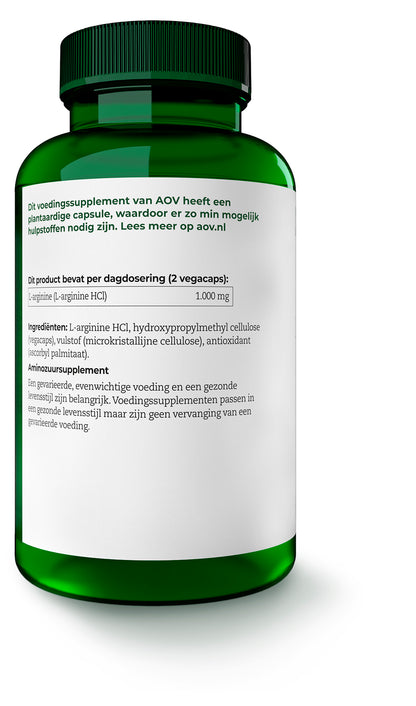 AOV 603 L-arginine 90.00 Vegetarische capsules