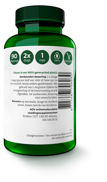 AOV 603 L-arginine 90.00 Vegetarische capsules